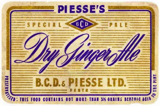 ginger ale label